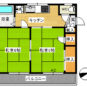 間取 「新座市栄」の分譲賃貸マンション「コーポ都民農園」。サミット大泉学園店まで徒歩2分。「大泉学園駅」も利用可。バス停歩3分。南向き角部屋につき陽当り良好です！